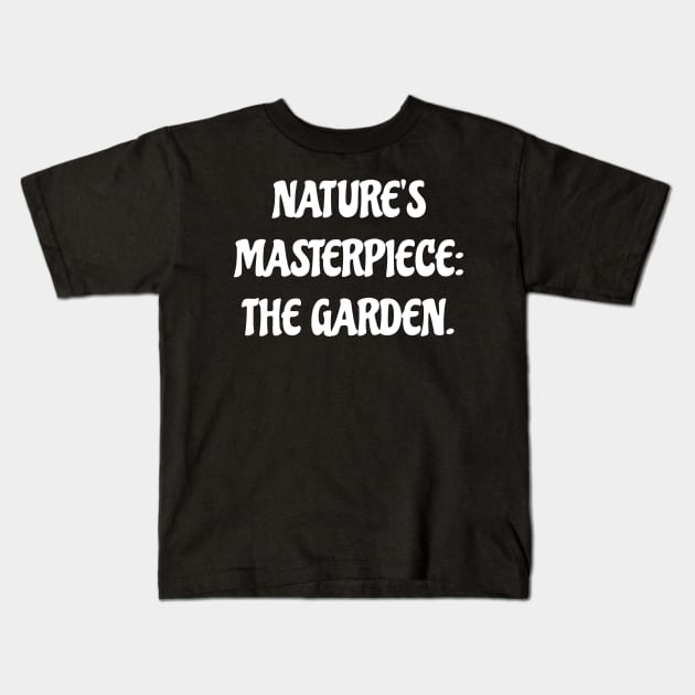 Gardener, Plant Lover Gift, Gardening, Plant, Funny, Farmer, Flower Lover, Flower, Funny Gardening Gift Kids T-Shirt by VibrantCraftsCo